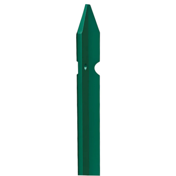 Cavatorta Paletto per Reti in Ferro Plastificato a T Colore Verde - CAVATORTA